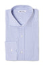 Camicia Celeste Cotone Collo Francese