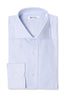 Camicia Celeste Cotone Oxford Unito Collo Francese